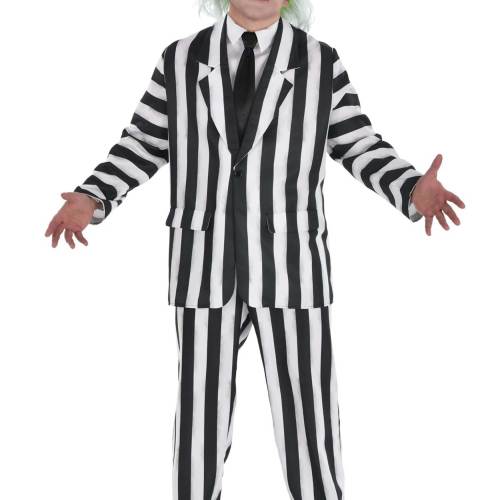 Beetlejuice Striped Suit Costume