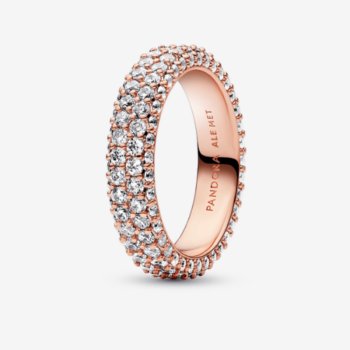 Pandora Timeless Pav Double-row Ring