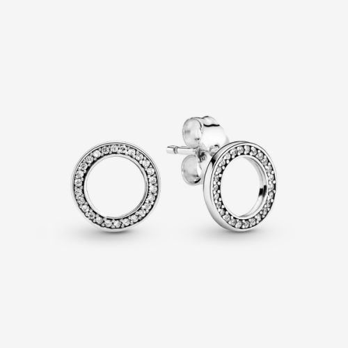 Pandora FINAL SALE Circle Stud Earrings