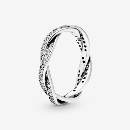 Pandora Sparkling Lines Ring