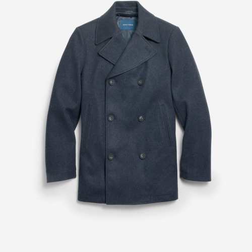 Cole Haan Mens Wool Peacoat
