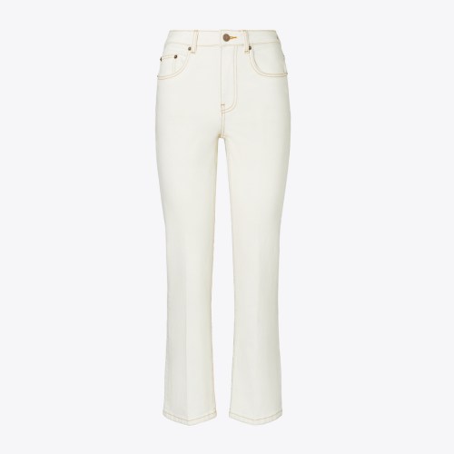 Tory Burch Cropped Flare Jean