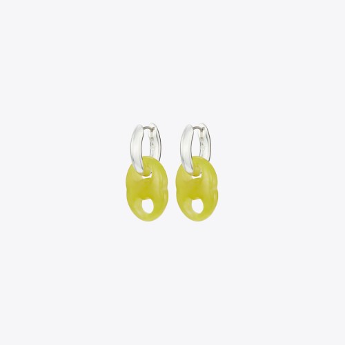 Tory Burch Gemini Link Small Hoop Earrings