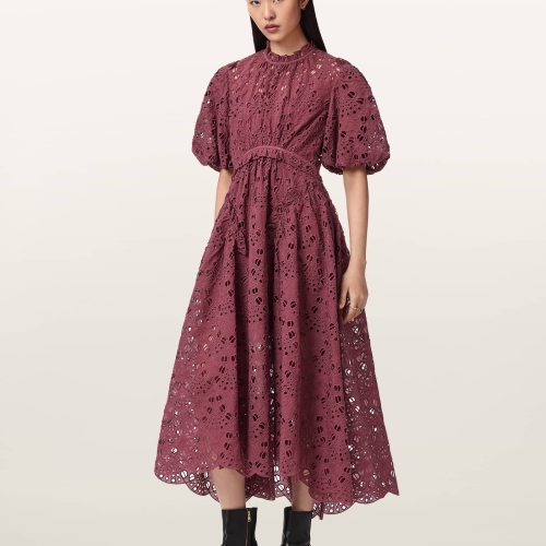 AllSaints Odette Broiderie Anglais Maxi Dress