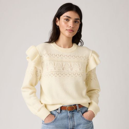 Levis Shane Flutter Sleeve Sweater Womens