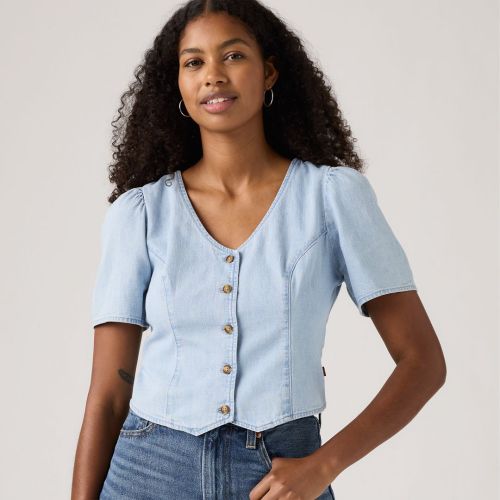 Levis Long-Sleeve Blouse Womens