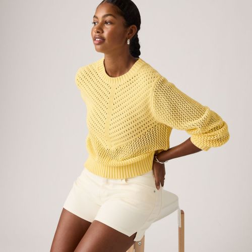 Levis Crochet Sweater Womens